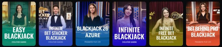 Betkin Casino blackjack